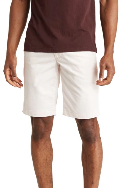 Shop Ag Green Label 'the Canyon' Flat Front Performance Shorts In Pink Chalk