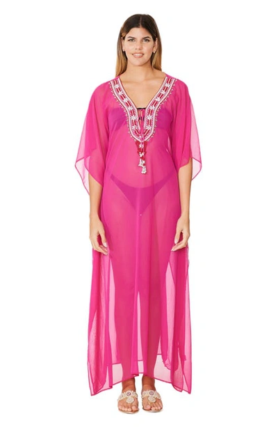 Ranee's Embellished Cover-up In Pink