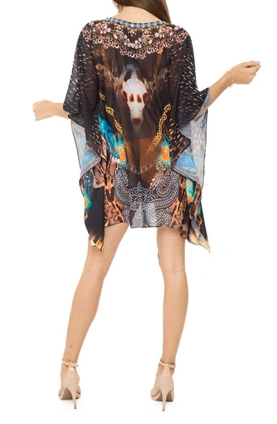 Ranee's Black Caftan In Black