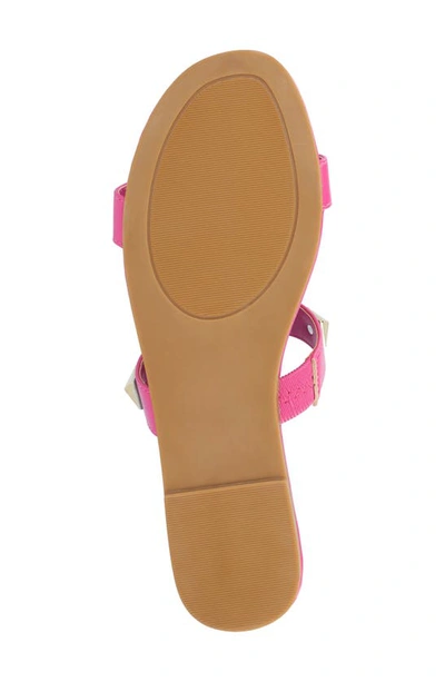 Shop Journee Collection Kendall Studded Tru Comfort Slide Sandal In Pink