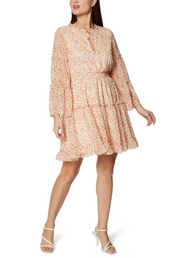 Shop Bcbgeneration Womens Daytime Short Mini Dress In Beige