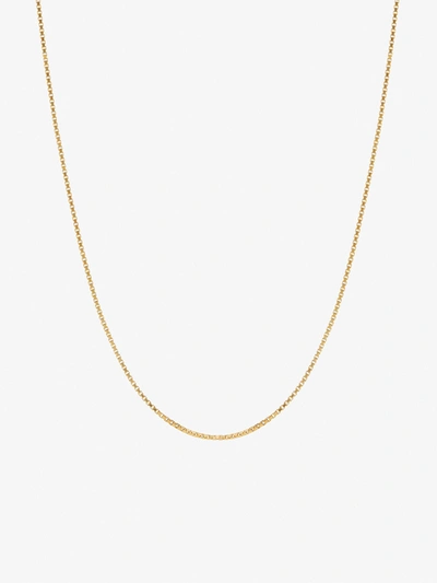 Shop Ana Luisa Silver Box Chain Necklace In Vermeil/silver