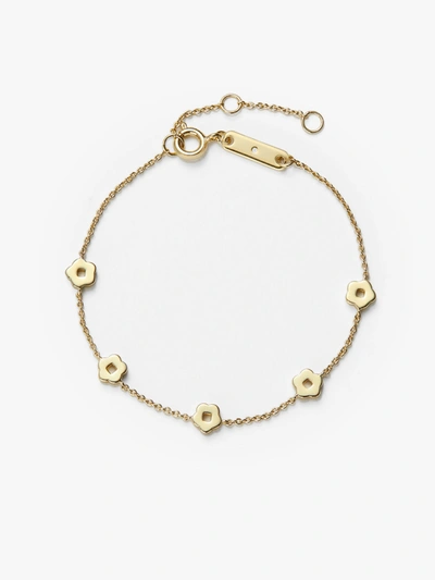 Shop Ana Luisa Flower Bracelet In Gold