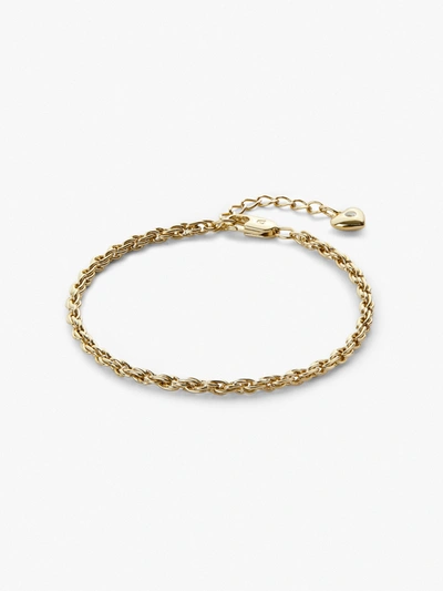 Shop Ana Luisa Twisted Chain Bracelet In Gold