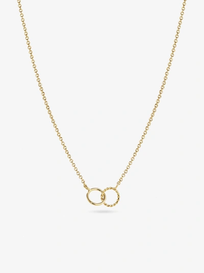 Shop Ana Luisa Interlocking Circles Necklace In Gold