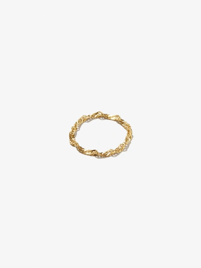 Shop Ana Luisa Singapore Chain Ring In Gold