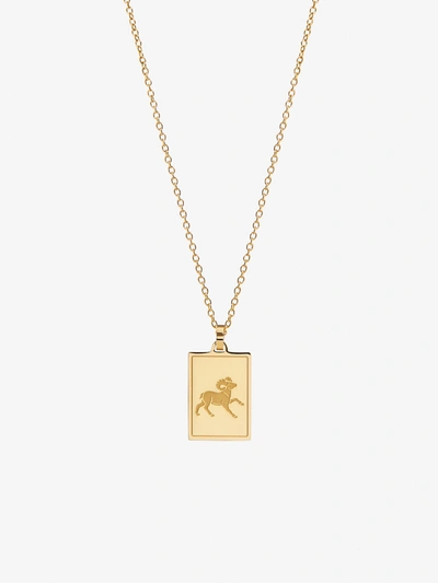 Shop Ana Luisa Zodiac Necklace In Gold