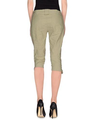 Shop Ermanno Scervino 3/4-length Shorts In Military Green