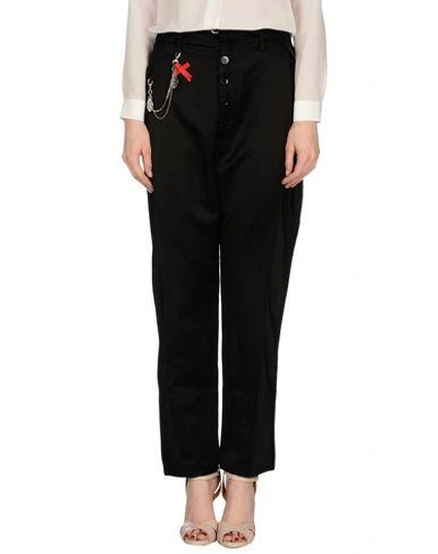 Shop High Casual Pants In Black