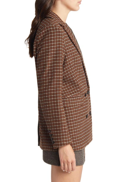 Rails Cody Print-mixed Double-breasted Blazer In Mixed Mini Check