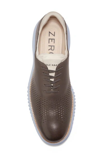 Shop Cole Haan 2.zerogrand Laser Wing Oxford In Pavement/ Oxford Blue
