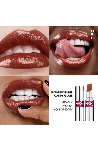 Shop Saint Laurent Candy Glaze Lip Gloss Stick In 03 Cocoa No Boundary