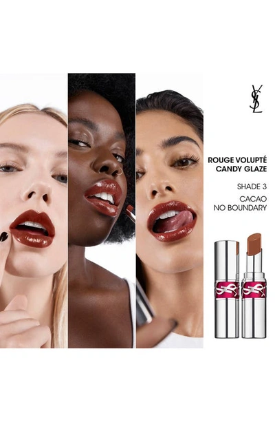 Shop Saint Laurent Candy Glaze Lip Gloss Stick In 03 Cocoa No Boundary