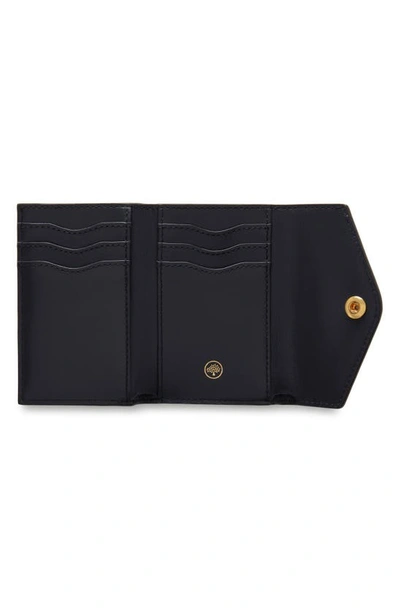 Shop Mulberry Folded Leather Wallet In  Green
