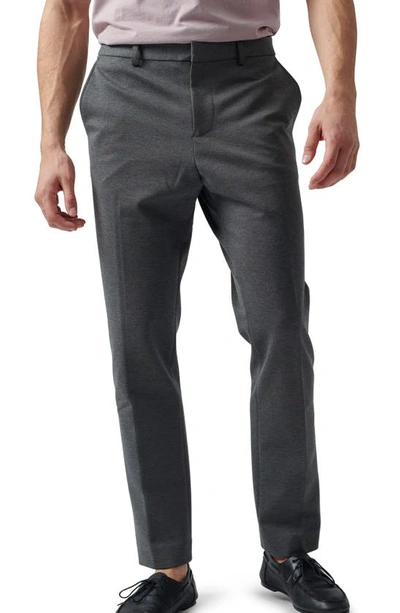 Shop Atm Anthony Thomas Melillo Slim Ponte Knit Pants In Heather Charcoal