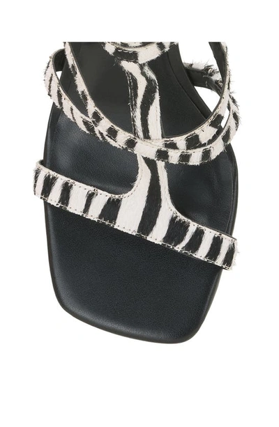 Shop Jessica Simpson Aaralyn Strappy Sandal In Black/ White