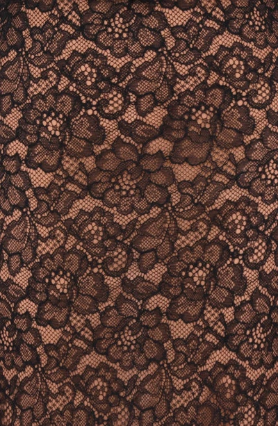 House Of Cb Lace Maxi Skirt In Black