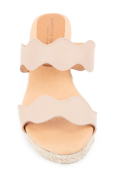 Shop Patricia Green Palm Beach Espadrille Wedge Sandal In Nude