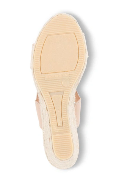 Shop Patricia Green Palm Beach Espadrille Wedge Sandal In Nude