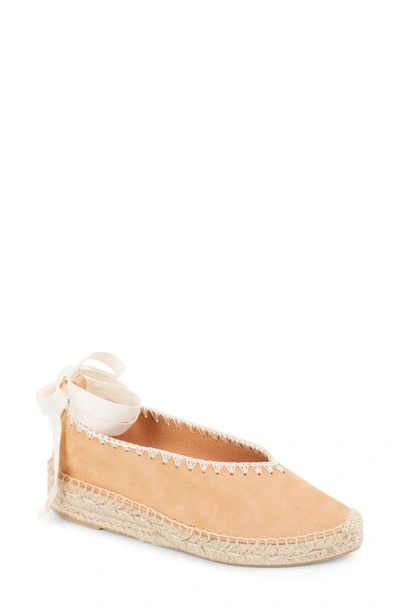 Shop Patricia Green Positano Whipstitch Espadrille In Camel