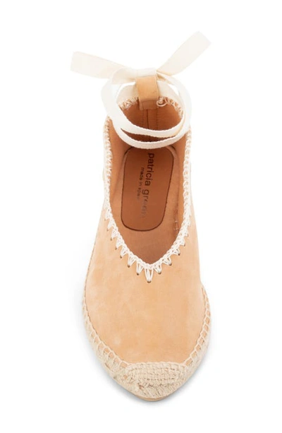 Patricia Green Positano Whipsitch Slip On Espadrille In Camel