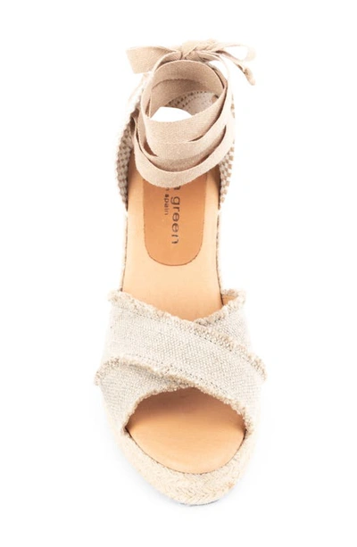 Shop Patricia Green Freya Espadrille Wedge Sandal In Natural