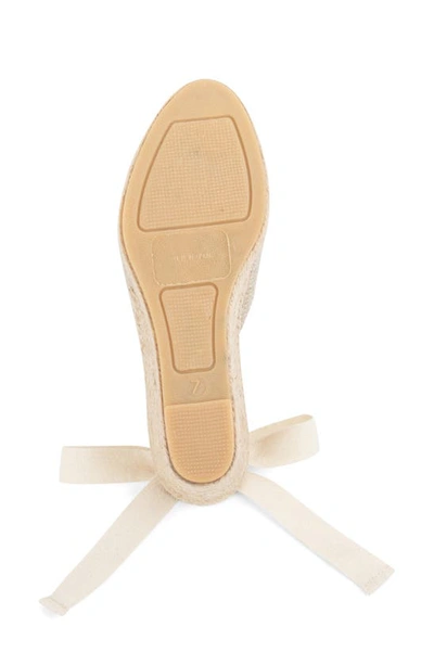 Patricia Green Dolce Espadrille Wedge Sandal In Natural Lurex