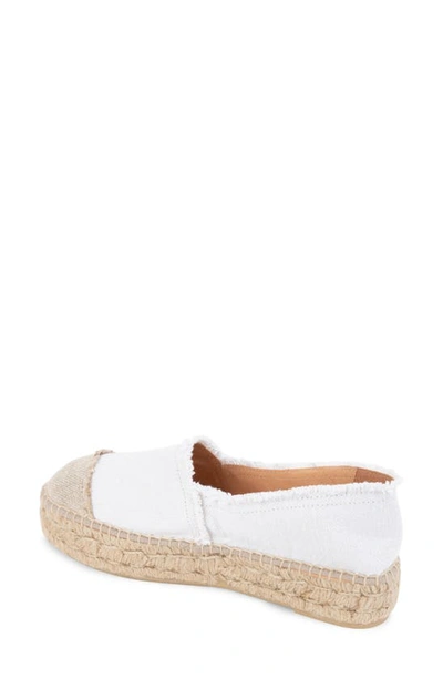 Patricia Green Maui Slip On Color Block Espadrille Shoes In White