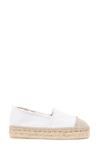 Patricia Green Maui Slip On Color Block Espadrille Shoes In White