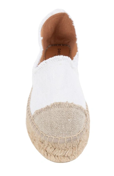 Patricia Green Maui Slip On Color Block Espadrille Shoes In White