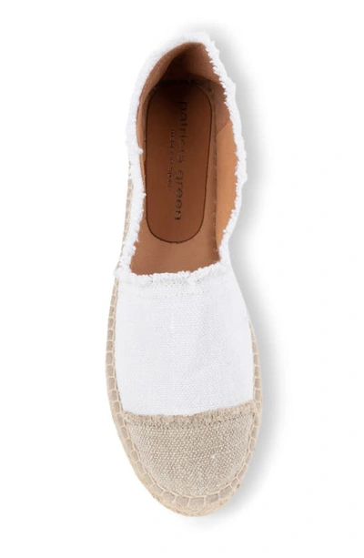 Patricia Green Maui Slip On Color Block Espadrille Shoes In White