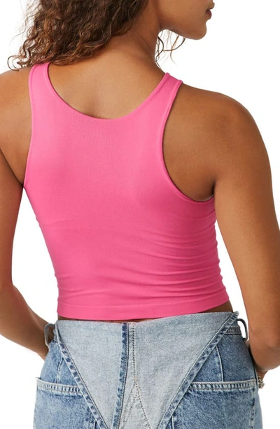 Free People Clean Lines Crop Tank In Pompom