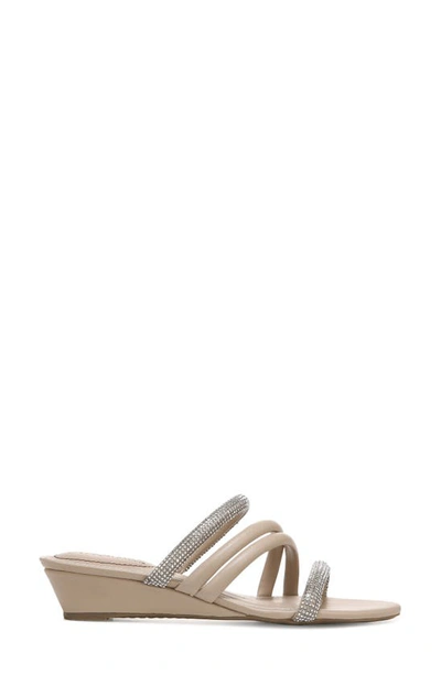 Shop Lifestride Yours Truly Wedge Sandal In Taupe