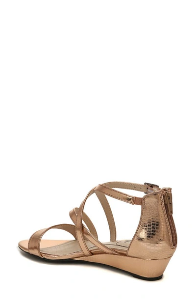 Shop Lifestride Yolanda Wedge Sandal In Copper