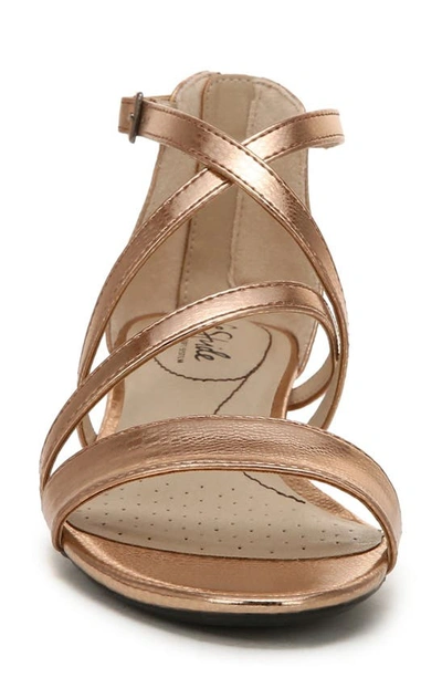 Shop Lifestride Yolanda Wedge Sandal In Copper