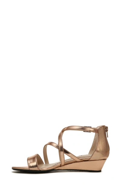 Shop Lifestride Yolanda Wedge Sandal In Copper