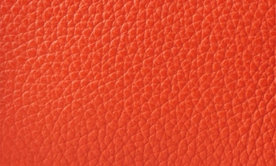 Shop Mulberry Mini Alexa Leather Satchel In Coral Orange