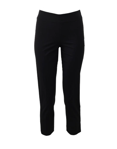 Brunello Cucinelli Cotton Side Zip Pant In Black