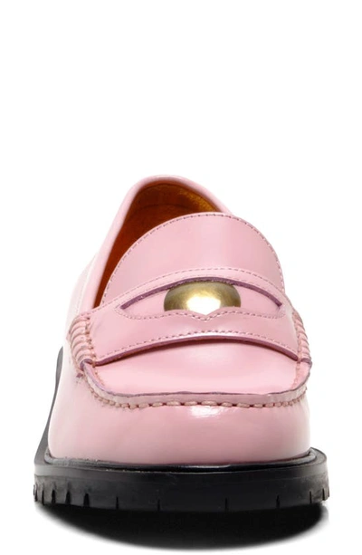 Shop Free People Liv Penny Loafer In Pink