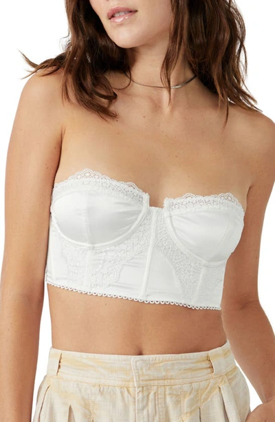 Shop Free People Lots Of Love Strapless Underwire Bra In Ivory