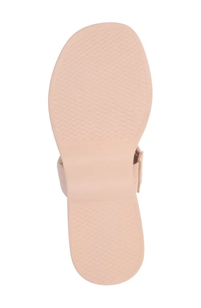 Journee Collection Veradie Tru Comfort Platform Slide Sandal In Blush