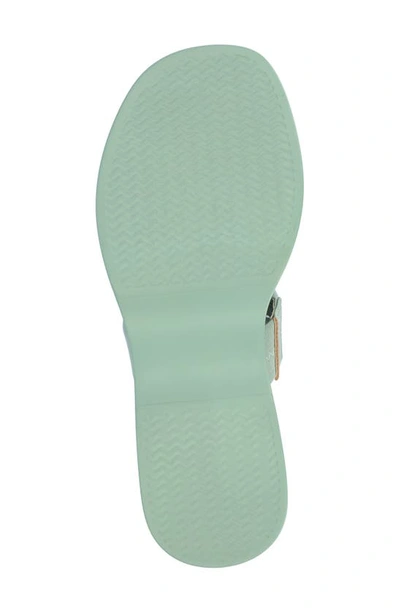 Journee Collection Veradie Tru Comfort Platform Slide Sandal In Sage