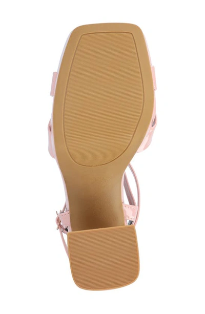 Shop Journee Collection Tru Comfort Foam Zorana Strappy Platform Sandal In Blush