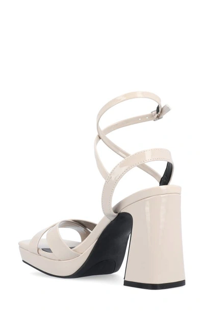 Journee Collection Tru Comfort Foam Zorana Strappy Platform Sandal In Bone