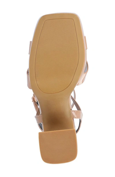 Journee Collection Tru Comfort Foam Zorana Strappy Platform Sandal In Nude