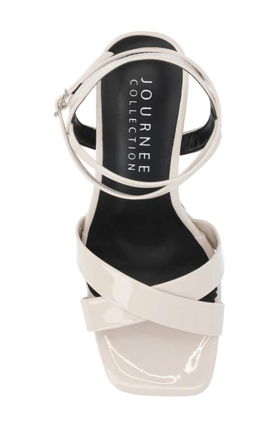 Journee Collection Tru Comfort Foam Zorana Strappy Platform Sandal In Bone