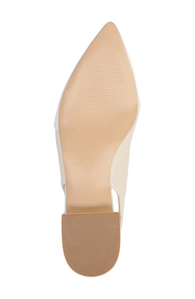 Journee Collection Bertie Slingback Flat In Bone