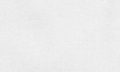 Shop Michael Stars Amara Ruched Cowl Neck Rib T-shirt In White