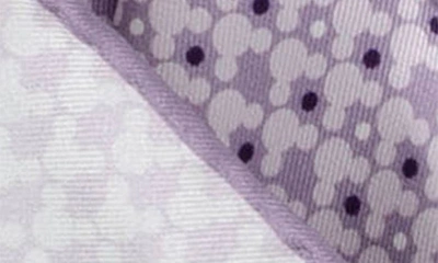 Shop Cufflinks, Inc . X Disney Mickey Dot Silk Pocket Square In Purple