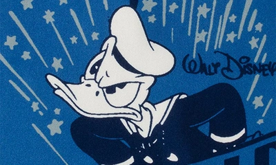 Shop Cufflinks, Inc X Disney 100th Anniversary Donald Duck Silk Pocket Square In Blue